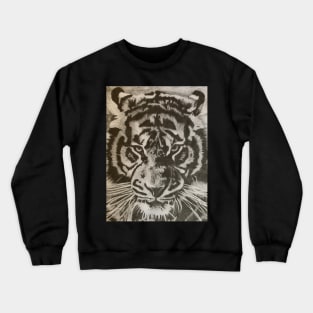 Tiger pencil drawing Crewneck Sweatshirt